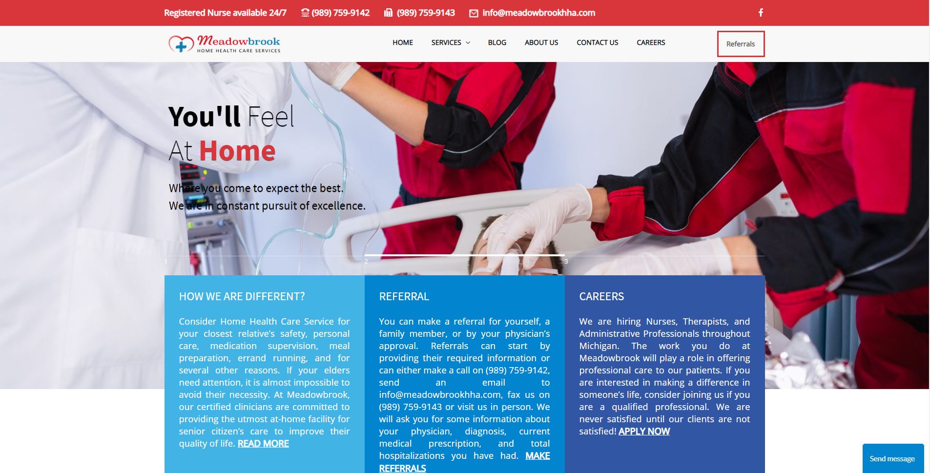 MeadowBrook — at-home professional care