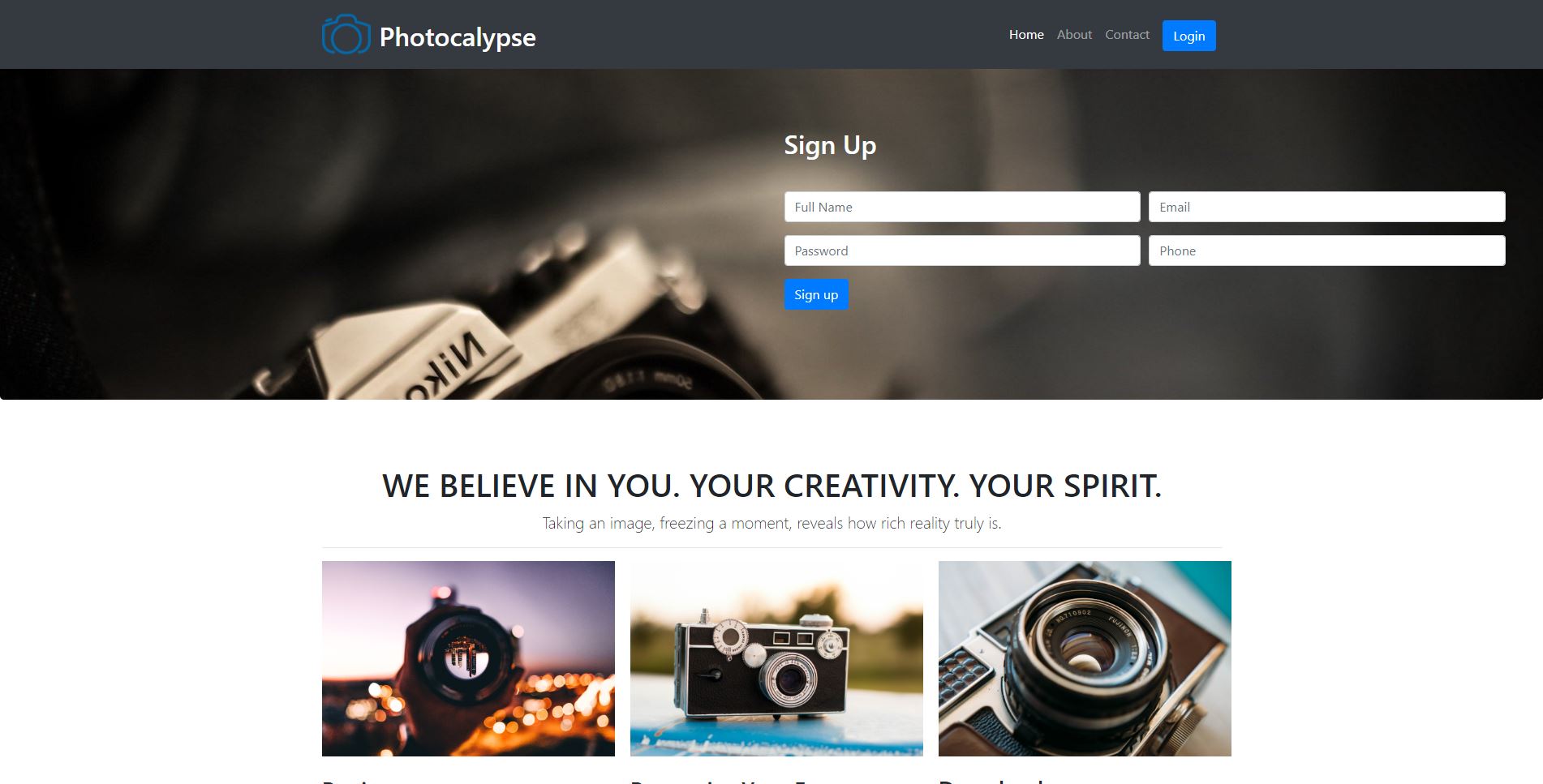 Photocalypse — face recognition app
