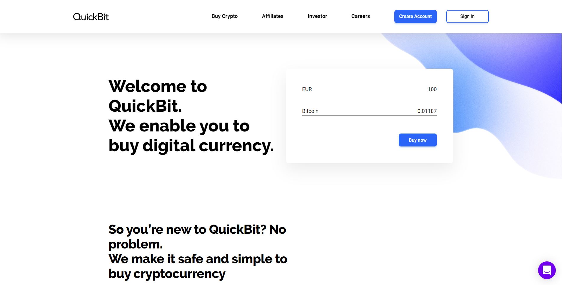 Quickbit — digital currency